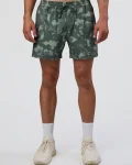 Sale LSKD Rep 5" Performance Short Washed Camo Carbon