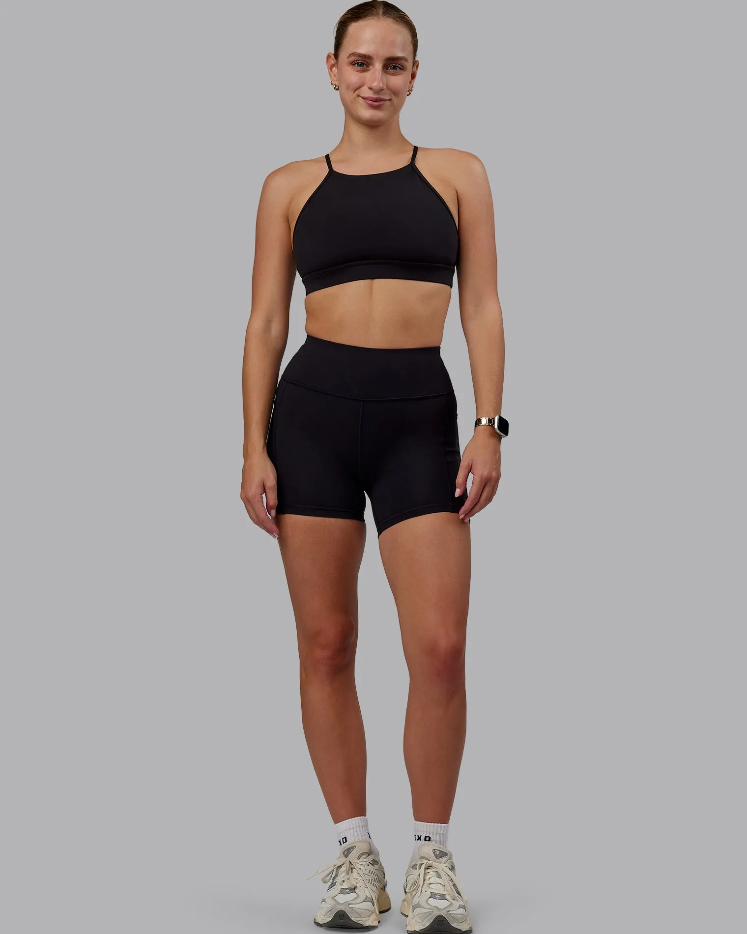 rep-ultra-high-rise-4quot-mini-MTUCrNRW-1.webp Clearance LSKD Rep Ultra High-Rise 4" Mini Bike Short Pockets Black Black