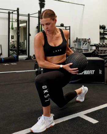 Outlet LSKD Rep Ultra High-Rise 7/8 Legging Pockets Black White