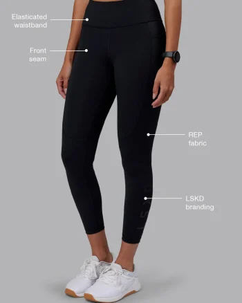 Discount LSKD Rep Ultra High-Rise 7/8 Legging Pockets Black Black
