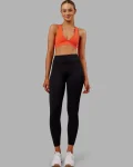 Outlet LSKD Rep Ultra High-Rise 7/8 Legging Pockets Black Ultra Orange