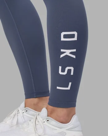 Outlet LSKD Rep Ultra High-Rise Full Length Legging Pockets Night Shadow White