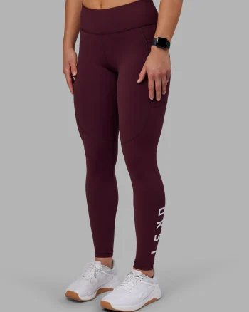 Best LSKD Rep Ultra High-Rise Full Length Legging Pockets Cherry Lacquer White