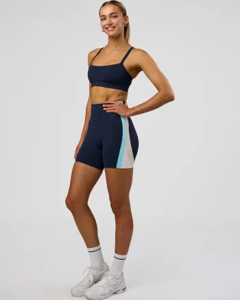 Clearance LSKD Revitalise Ultra High-Rise 6" Short Future Navy Multi