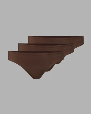 Best LSKD Seamless G-String 3 Pack Cocoa