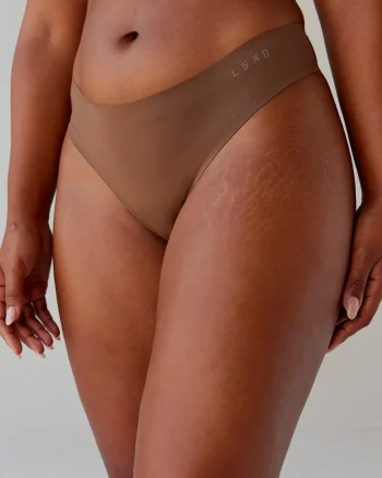 Best LSKD Seamless G-String 3 Pack Mocha