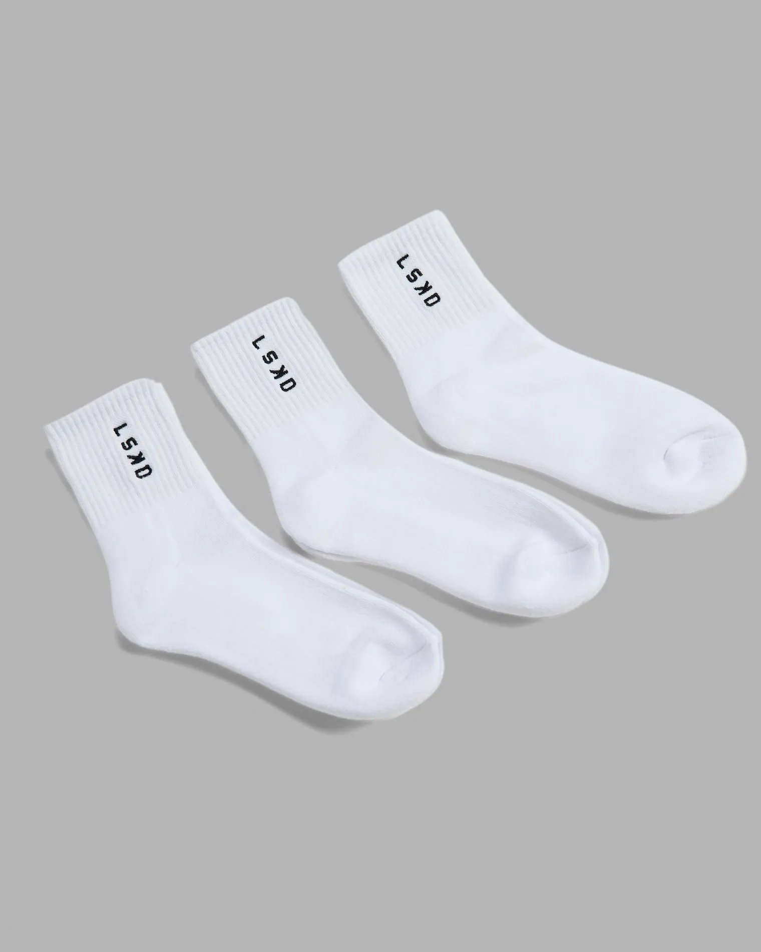 signal-3-pack-quarter-sock-WFAdRdKC-1.webp Sale LSKD Signal 3 Pack Quarter Sock White Black