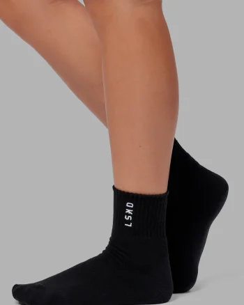 Fashion LSKD Signal Quarter Socks 3 Pack 2.0 Black White