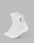 New LSKD Signal Quarter Socks 3 Pack 2.0 White Black