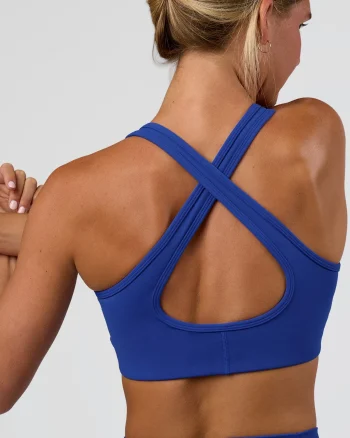 Clearance LSKD Stamina Sports Bra Electric Indigo