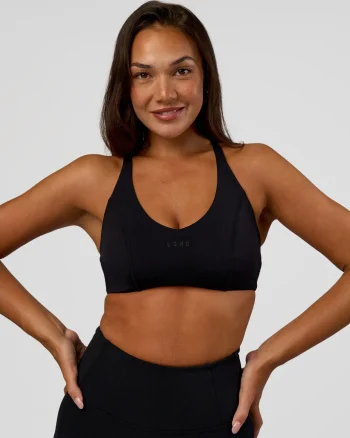 Clearance LSKD Stellar Sports Bra Black