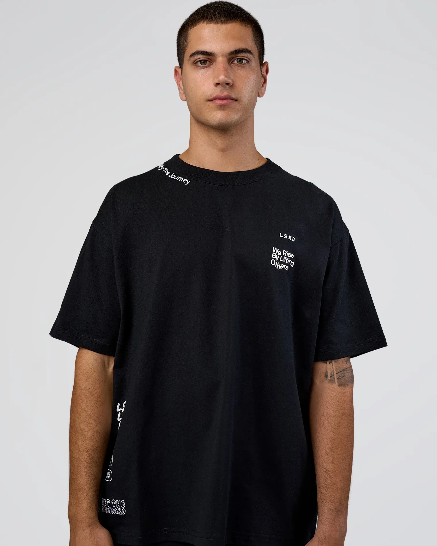 sticker-heavyweight-oversized-INdGXKgL-1.webp Outlet LSKD Sticker Heavyweight Oversized Tee Black White