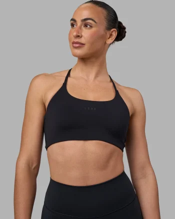Fashion LSKD Twist Sports Bra Black