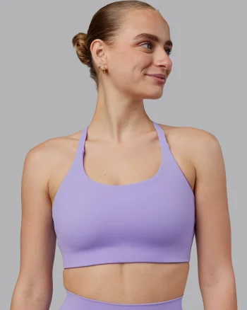 Hot LSKD Twist Sports Bra D/DD/E Violet Ray