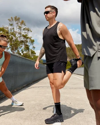 Online LSKD UltraAir 5" Lined Performance Shorts Black Reflective