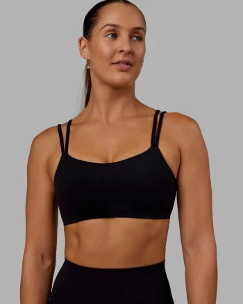 Discount LSKD Vantage Sports Bra Black