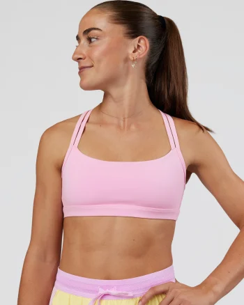 Discount LSKD Velocity Sports Bra Marshmallow