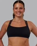 Clearance LSKD Velocity Sports Bra Black