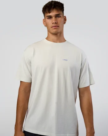 Discount LSKD We Love This FLXCotton Oversized Tee Digital Mist Washed Electric Indigo