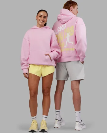 Fashion LSKD Your Race Oversized Hoodie Marshmallow